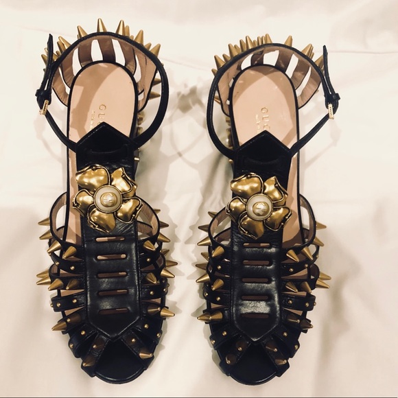 gucci spiked heels